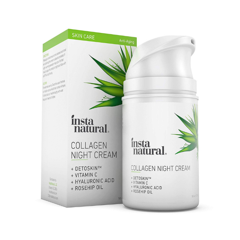 InstaNatural Collagen Night Anti Aging Cream Anti Wrinkle
